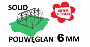 Szklarnia Solid 3x10  z poliwęglanu 6mm